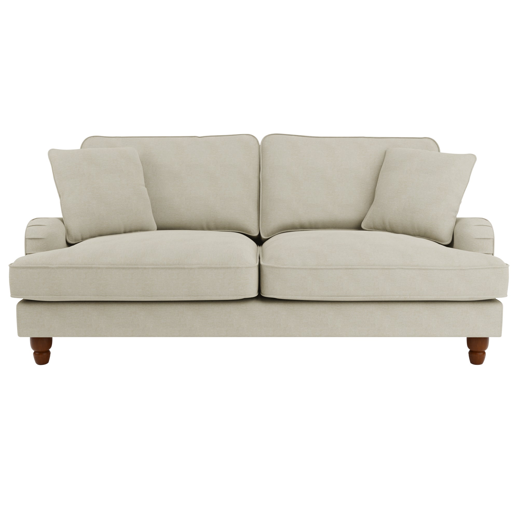 Beatrice Luna Fabric 3 Seater Sofa