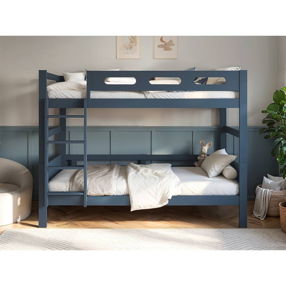 Flair Elijah Detachable Wooden Bunk Bed in Blue