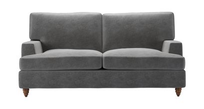 Isla 2 Seat Sofabed in Earl Grey Smart Velvet - sofa.com