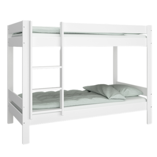 Nice Wooden Bunk Bed In Pure White