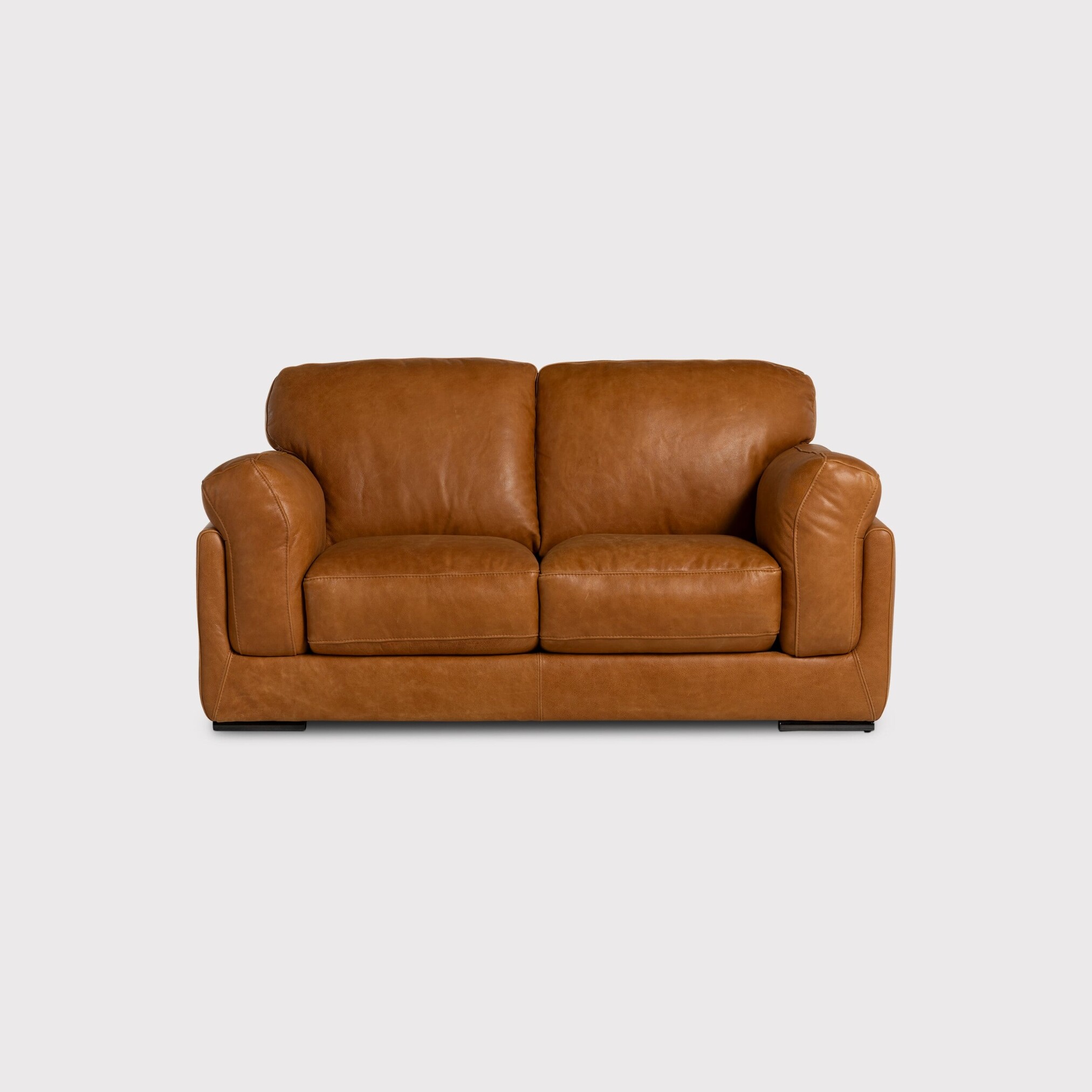 Ledbury 2 Seater Sofa, Brown Leather | Barker & Stonehouse