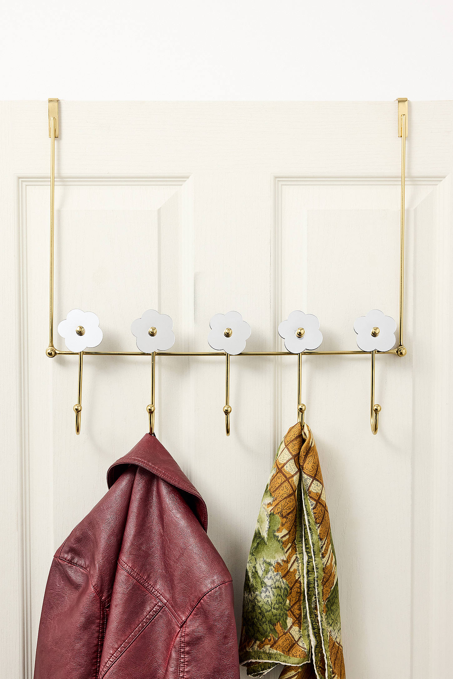 Mirror Daisy Over-The-Door Hook - Gold
