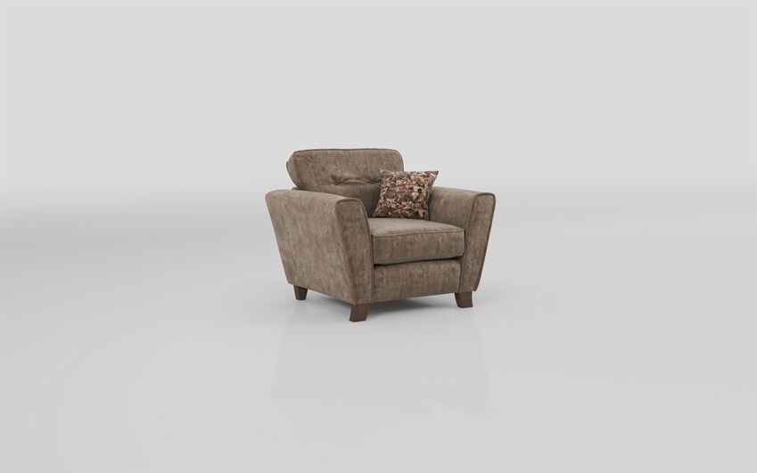 ScS Living Brown Esme Fabric Standard Chair