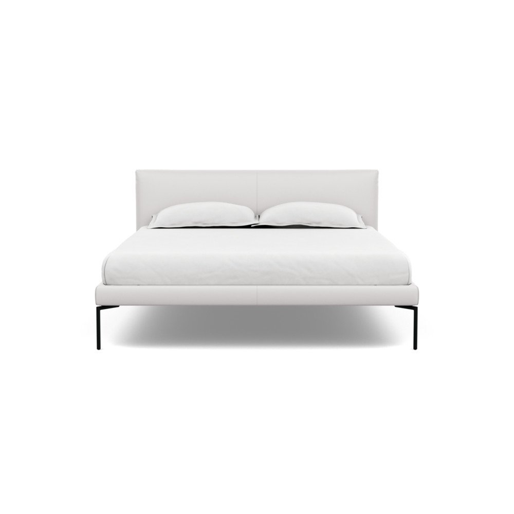 Heal's Matera Bedstead King Leather Grain Whtie 000