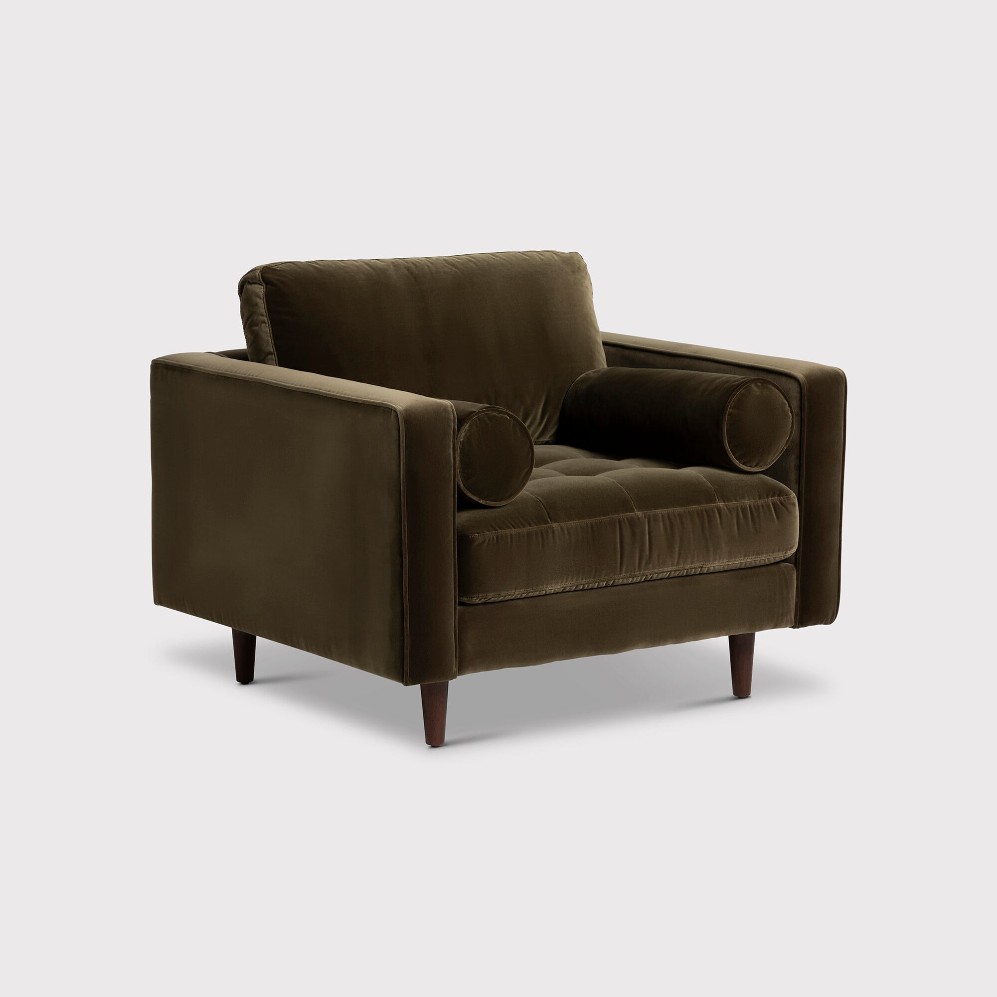 Hemingway Armchair, Green Velvet | Barker & Stonehouse