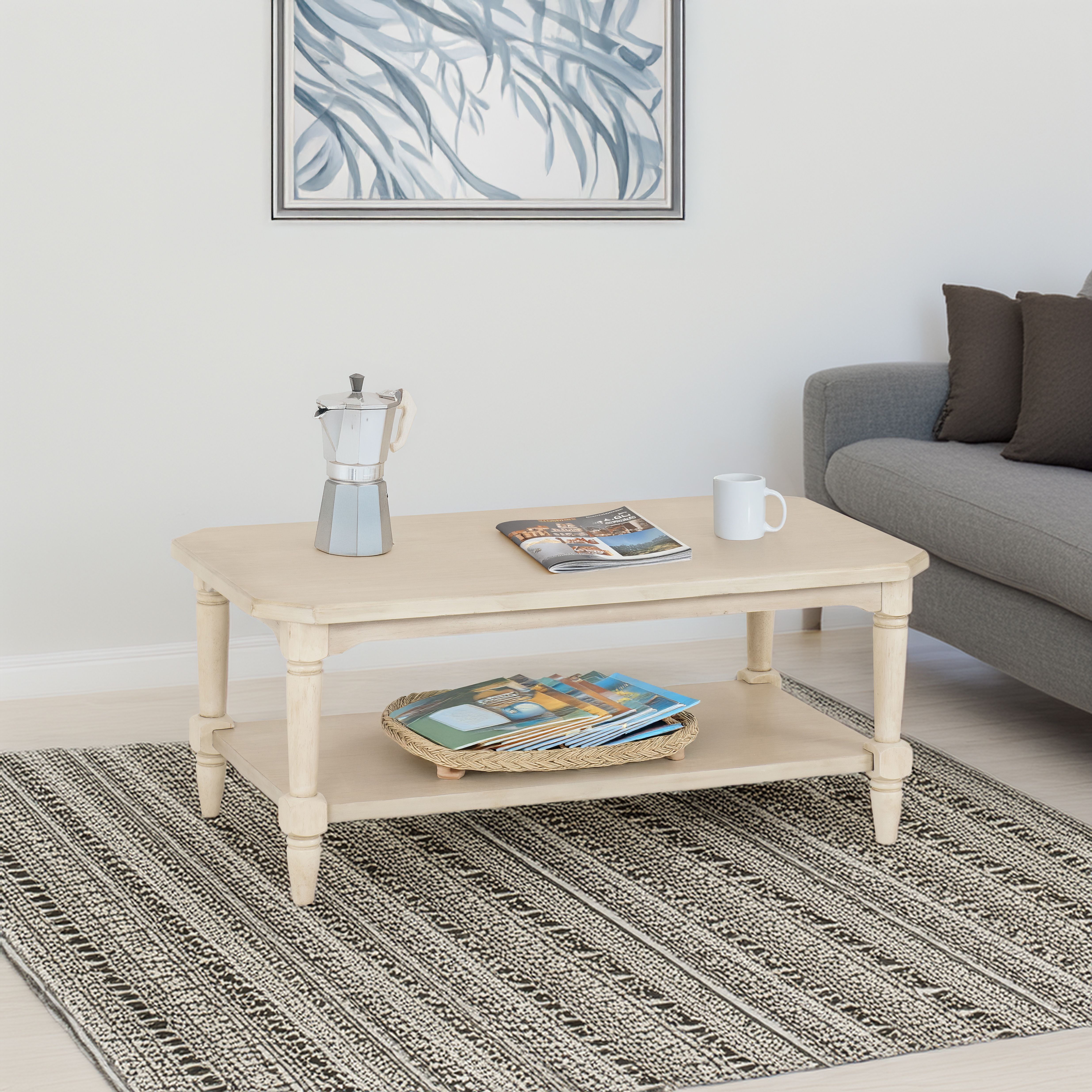 Seconique Chantilly Coffee Table in Cream