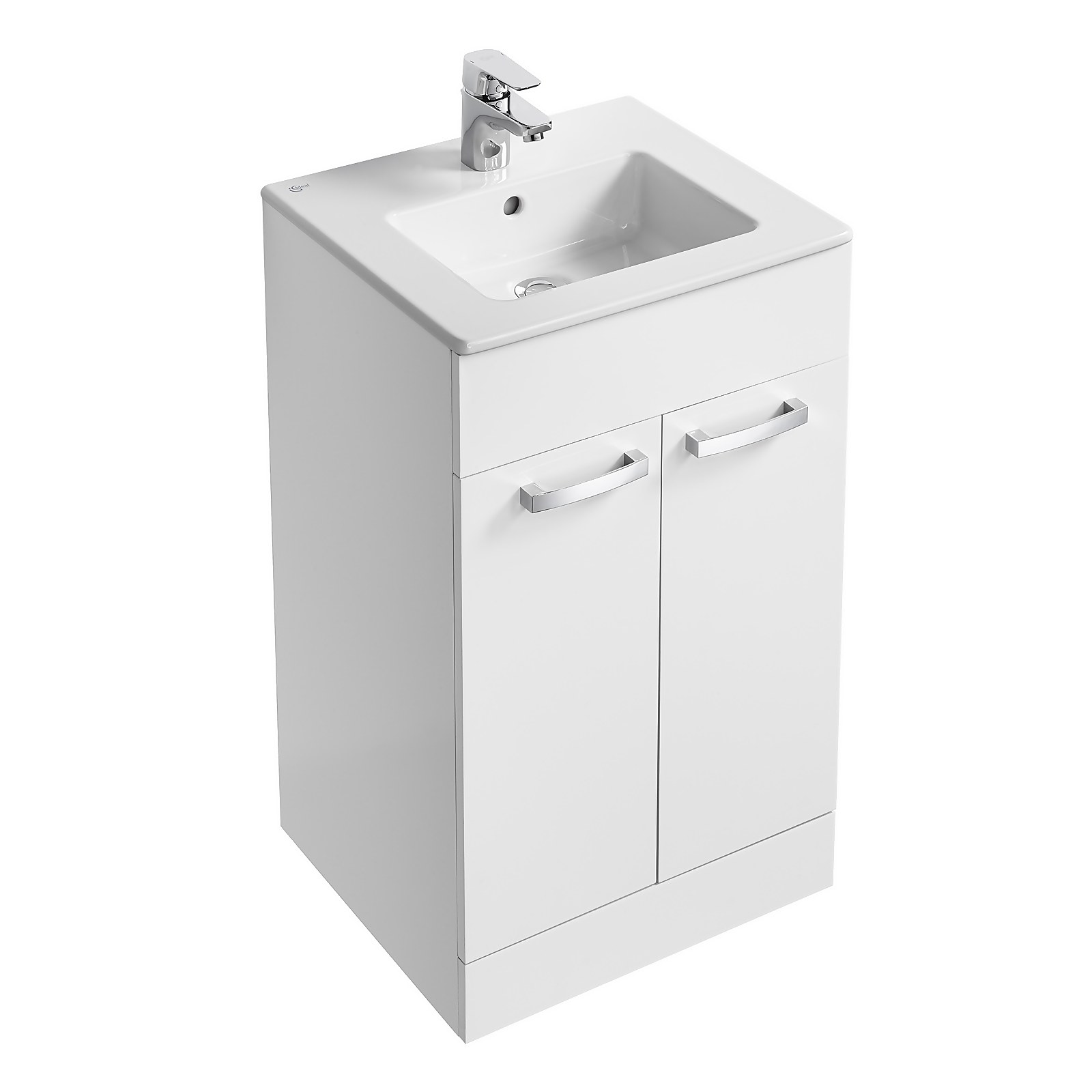 Ideal Standard Tempo 50cm Freestanding Vanity Unit Pack - Gloss White