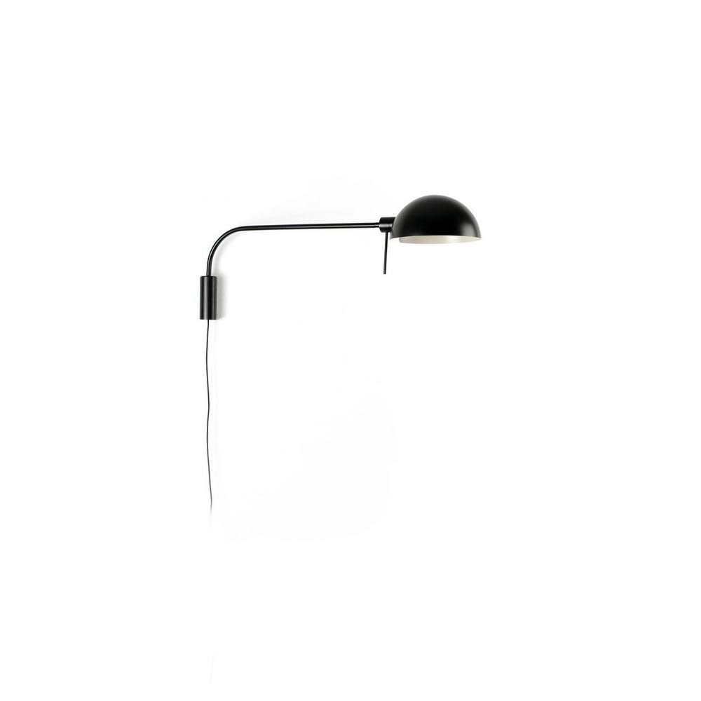 Netlighting Dominica Extra Large Dome Wall Lamp Matt Black