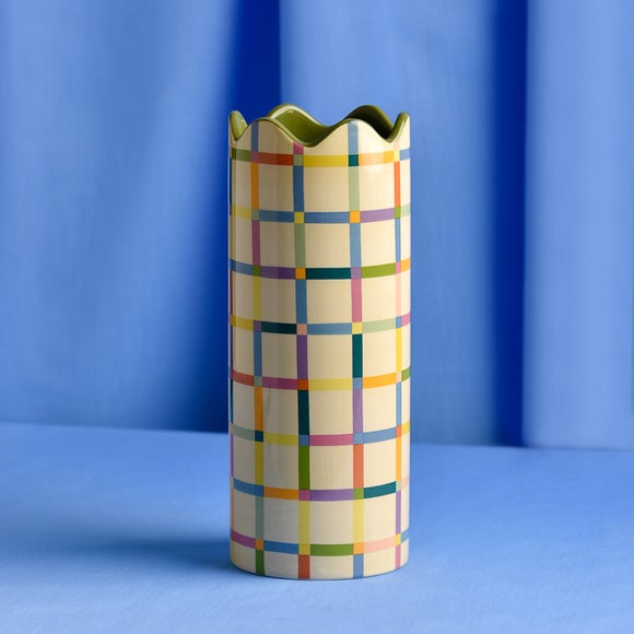 Raspberry Blossom Multi Coloured Vase 2