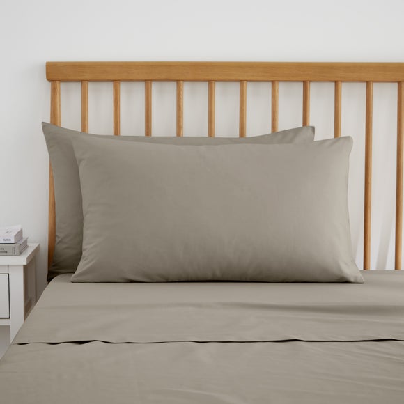 Pure Cotton Standard Pillowcase Pair