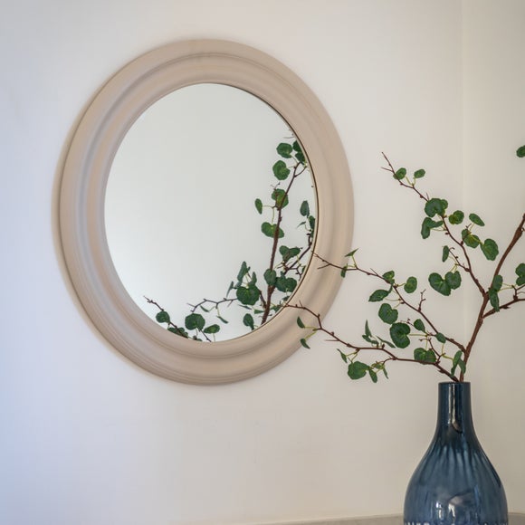 Cedar and Sage Meadow Round Wall Mirror