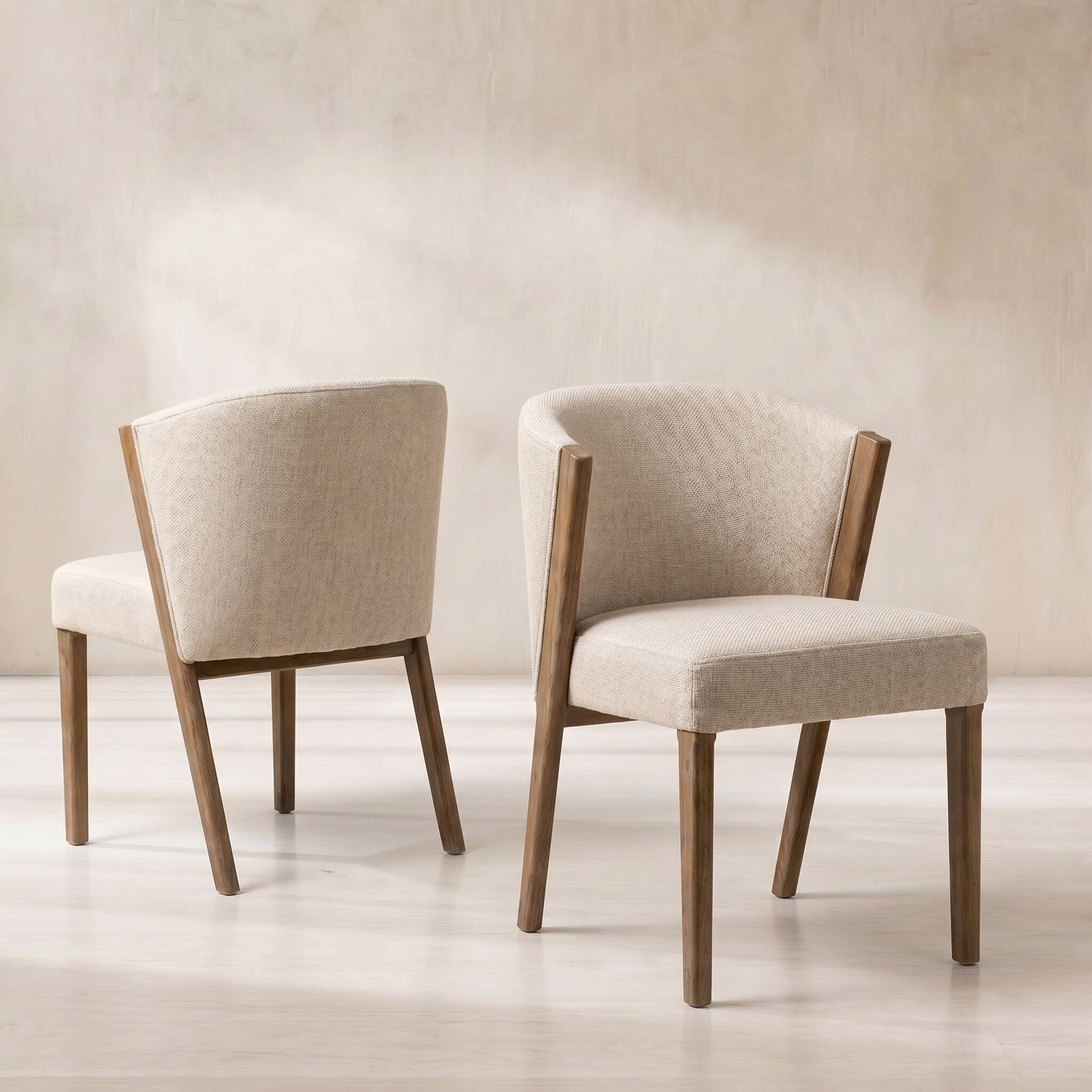 Hollis Dining Chair, Neutral Fabric | Barker & Stonehouse