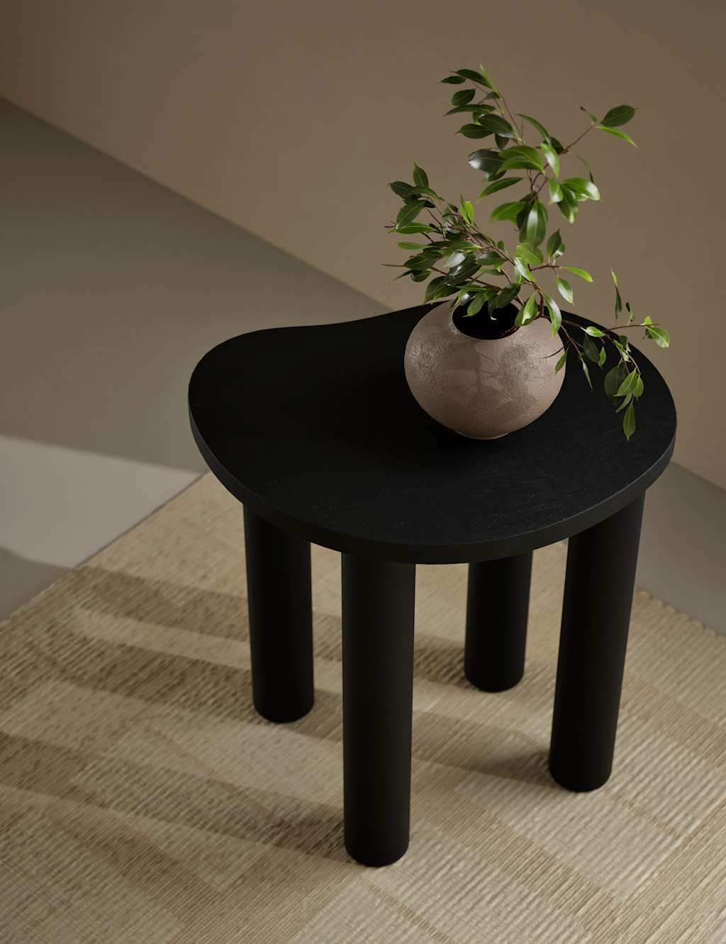 M&S Sloane Side Table Black