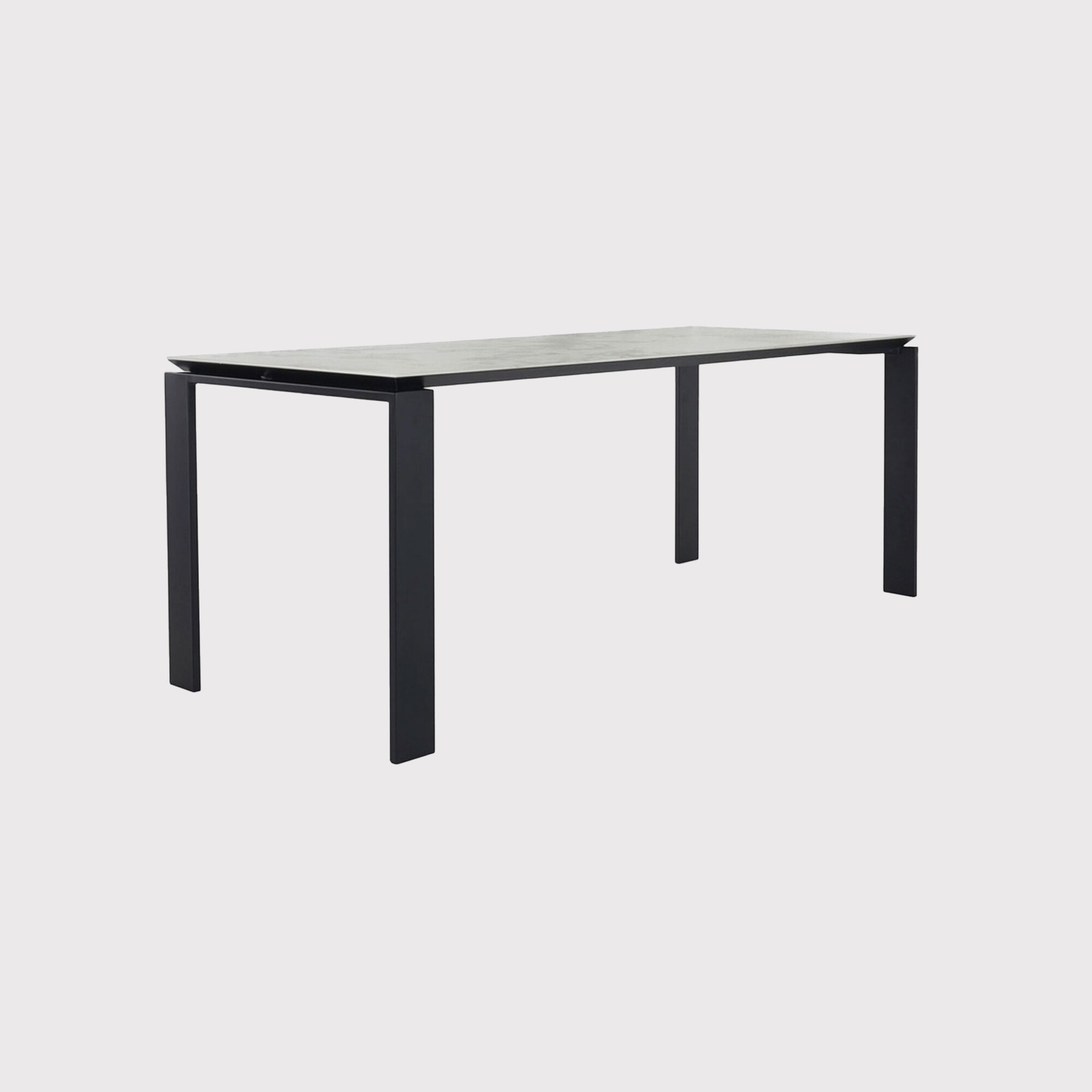 Kartell Four Dining Table 190X79, White Metal | Barker & Stonehouse