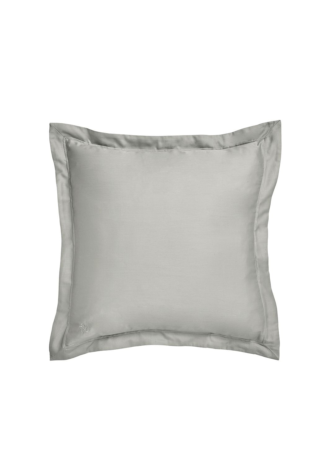 Ted Baker 'TB Plain Dye' Cotton Sateen Square Oxford Pillowcase in Silver