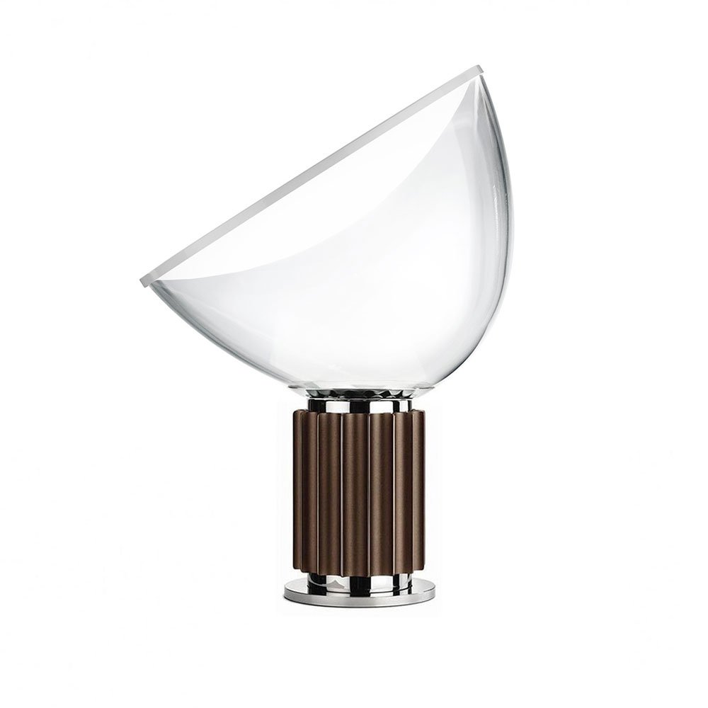 Flos Taccia LED Table Lamp Anodized Bronze Small