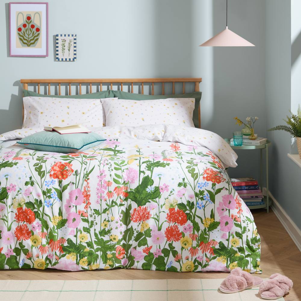 Furn Cottage Garden Reversible Printed Duvet Cover Set