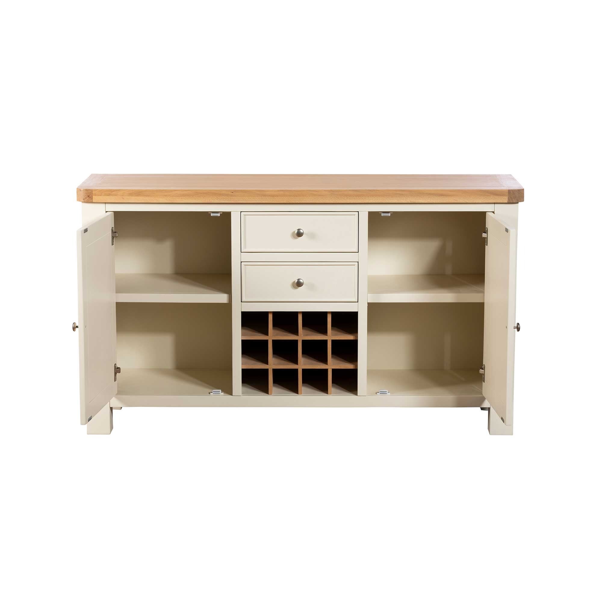 Witney Wide Sideboard 150x45x85.7cm, Neutral Wood | Barker & Stonehouse 5