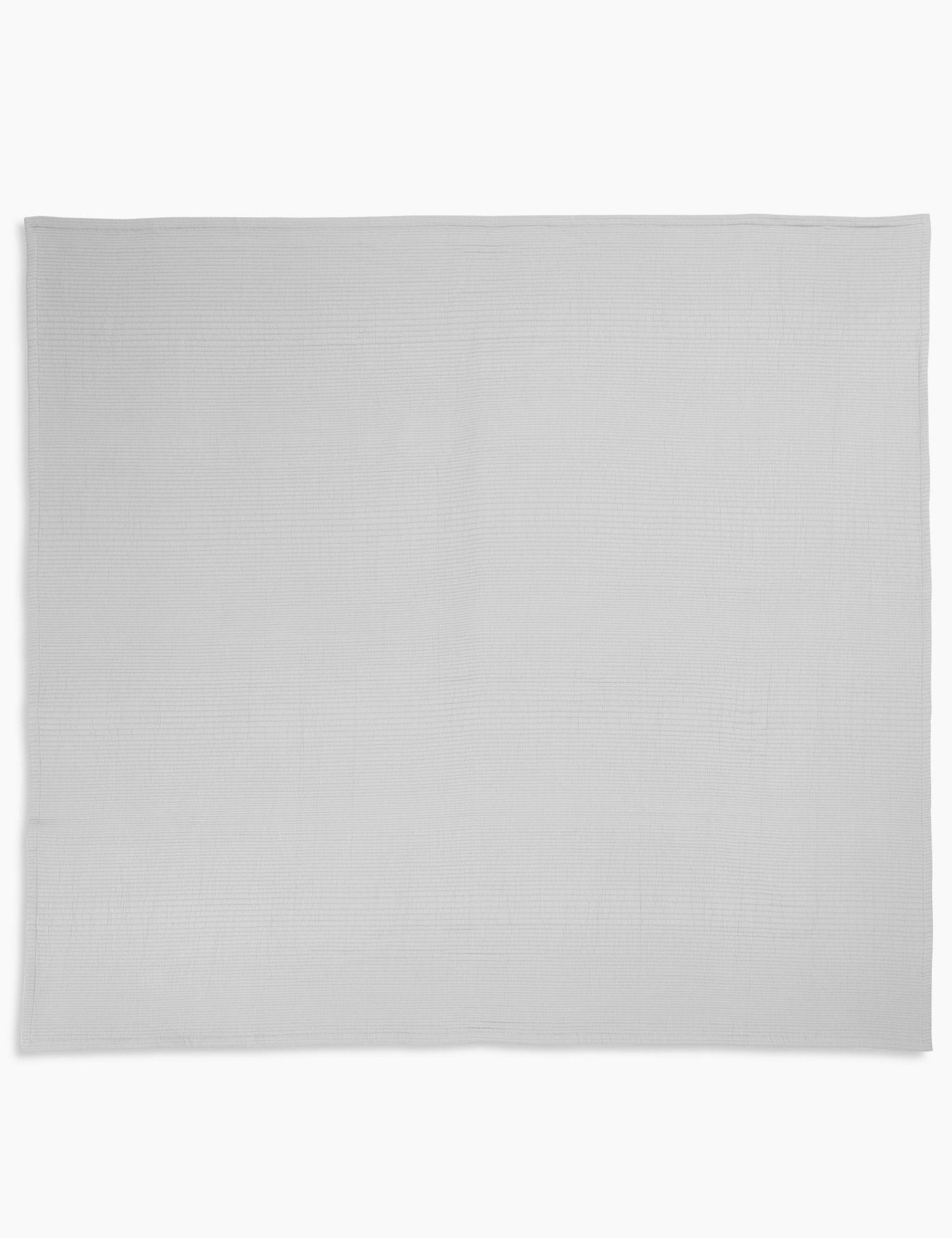 M&S Cotton Rich Ribbed Quilted Throw