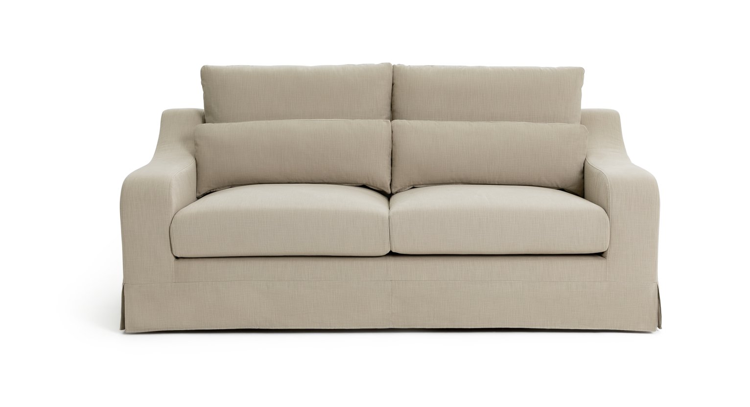 Habitat Odin 2 Seater Fabric Sofa - Natural