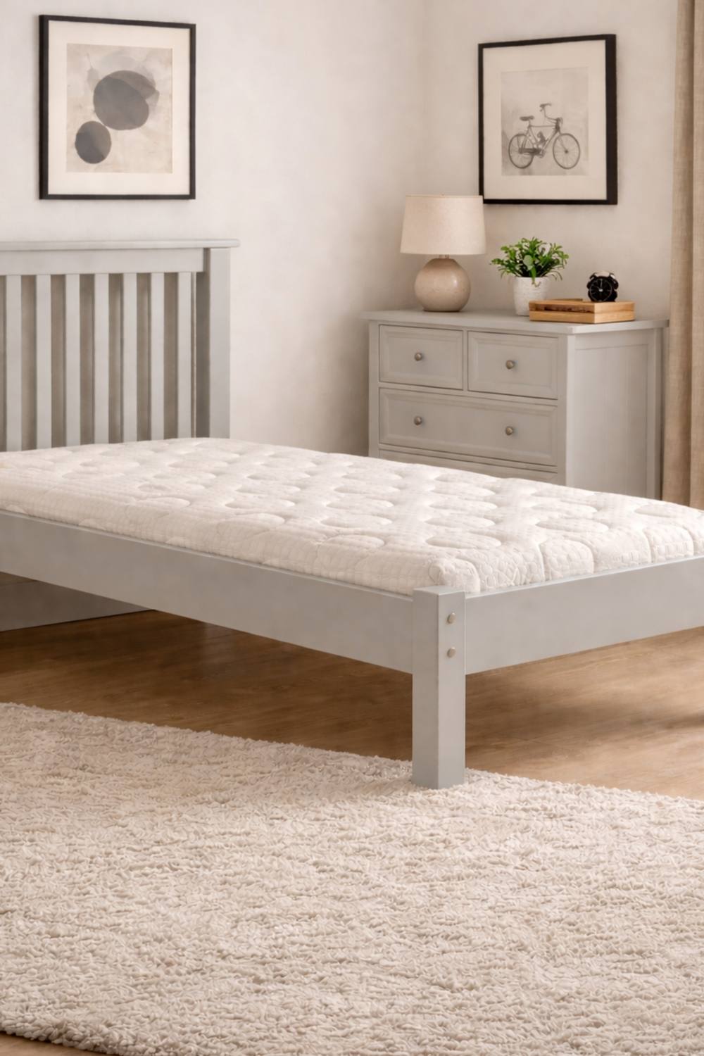 Julian Bowen Capsule Reflex Foam Rolled Mattress in White