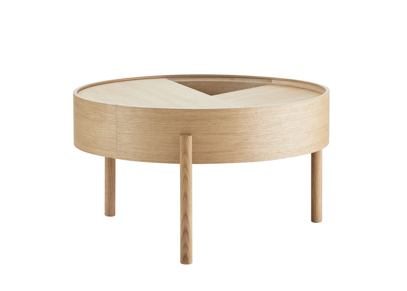Woud Arc Coffee Table Oak