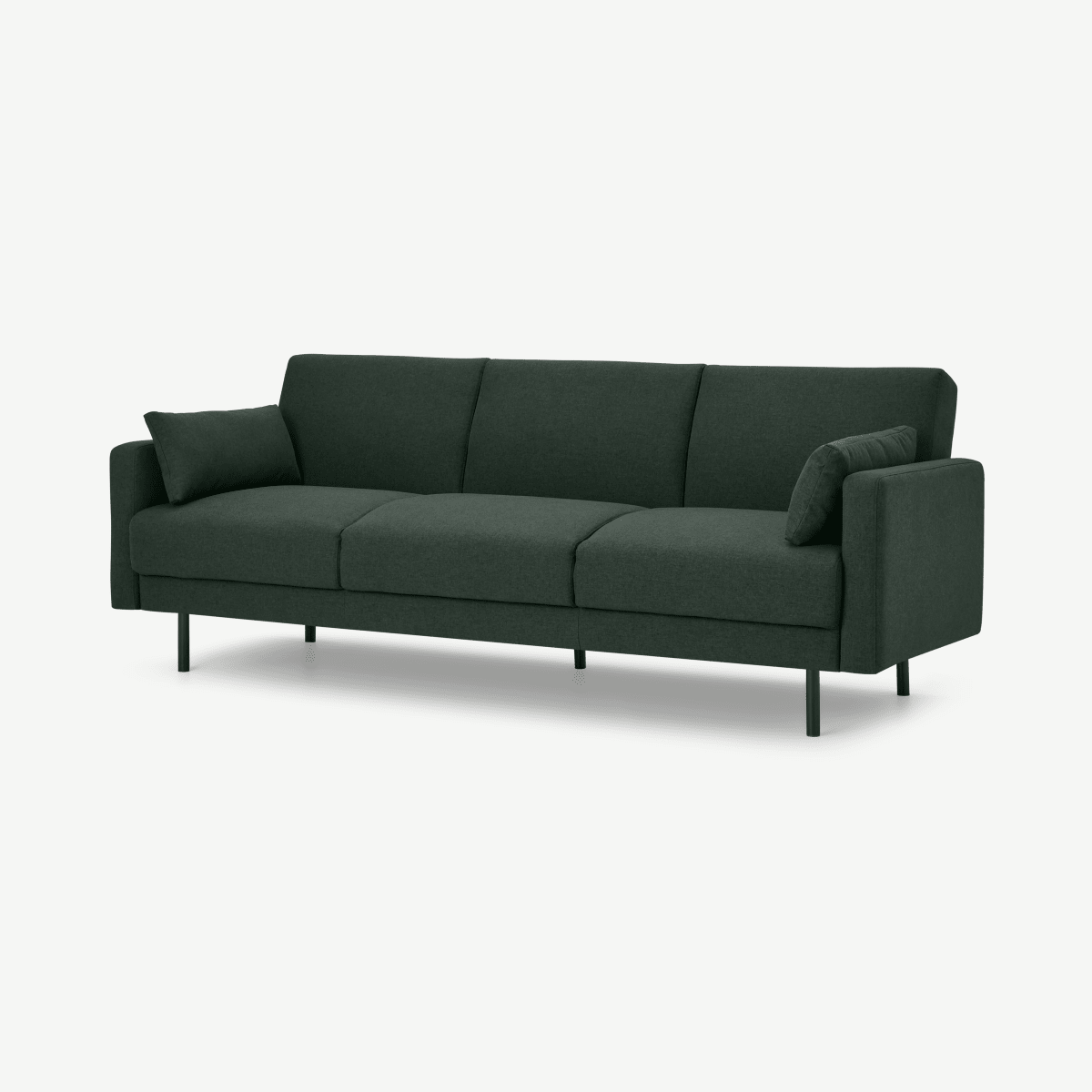 Delphi Click Clack Sofa Bed, Woodland Green Fabric