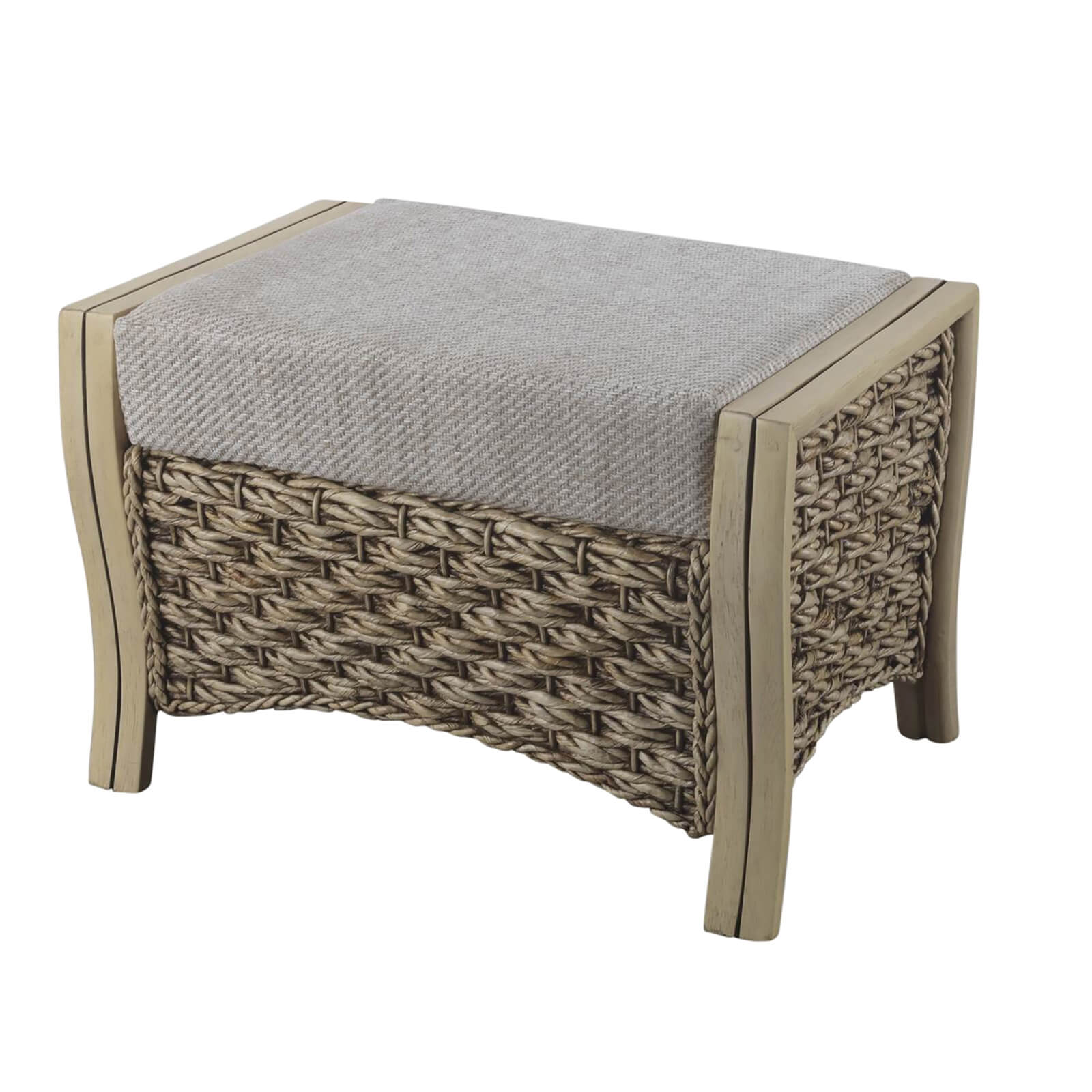 Milan Footstool In Jasper