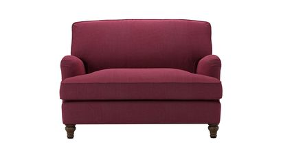 Bluebell Loveseat Sofabed in Boysenberry Brushed Linen Cotton - sofa.com
