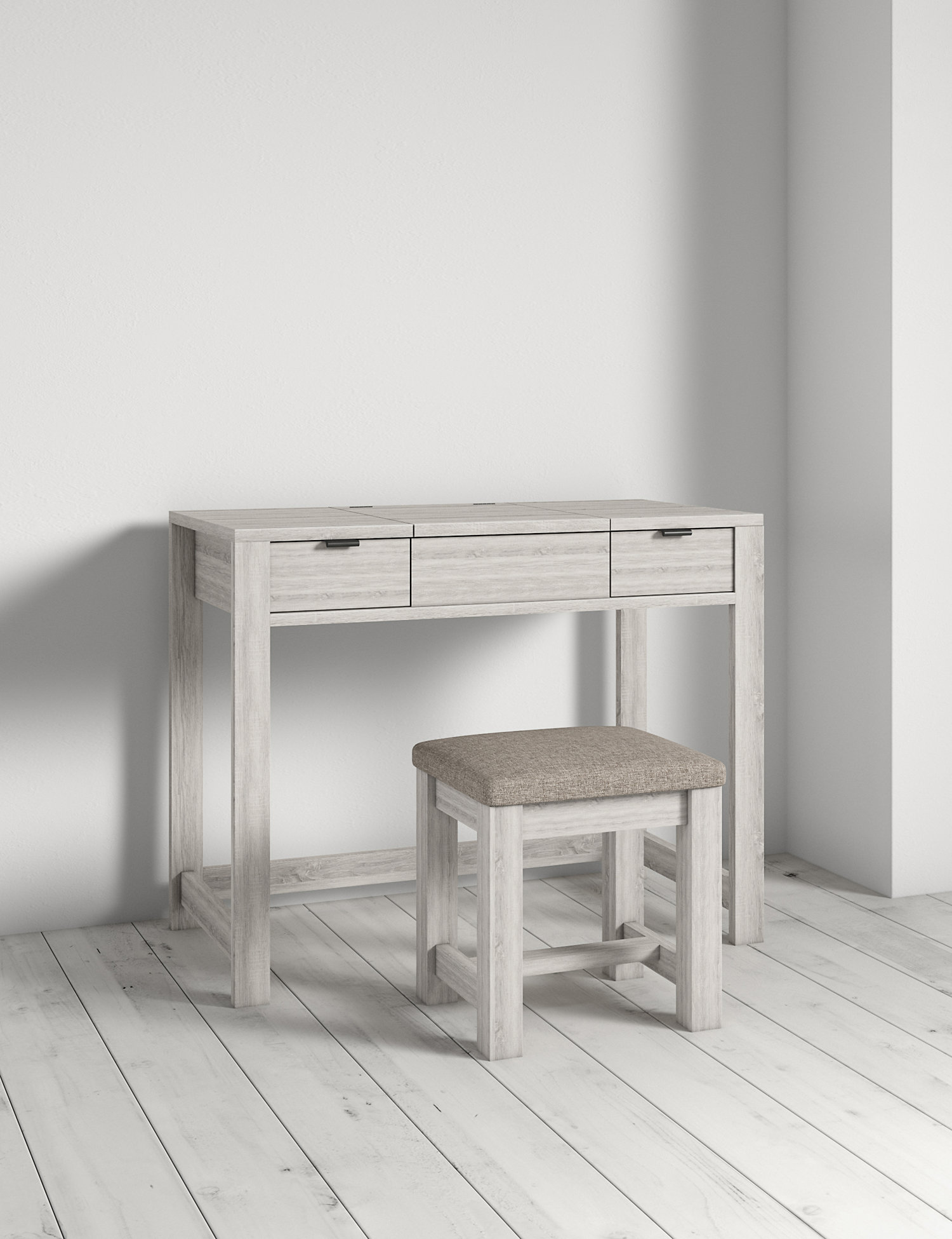 M&S Arlo Dressing Table & Stool