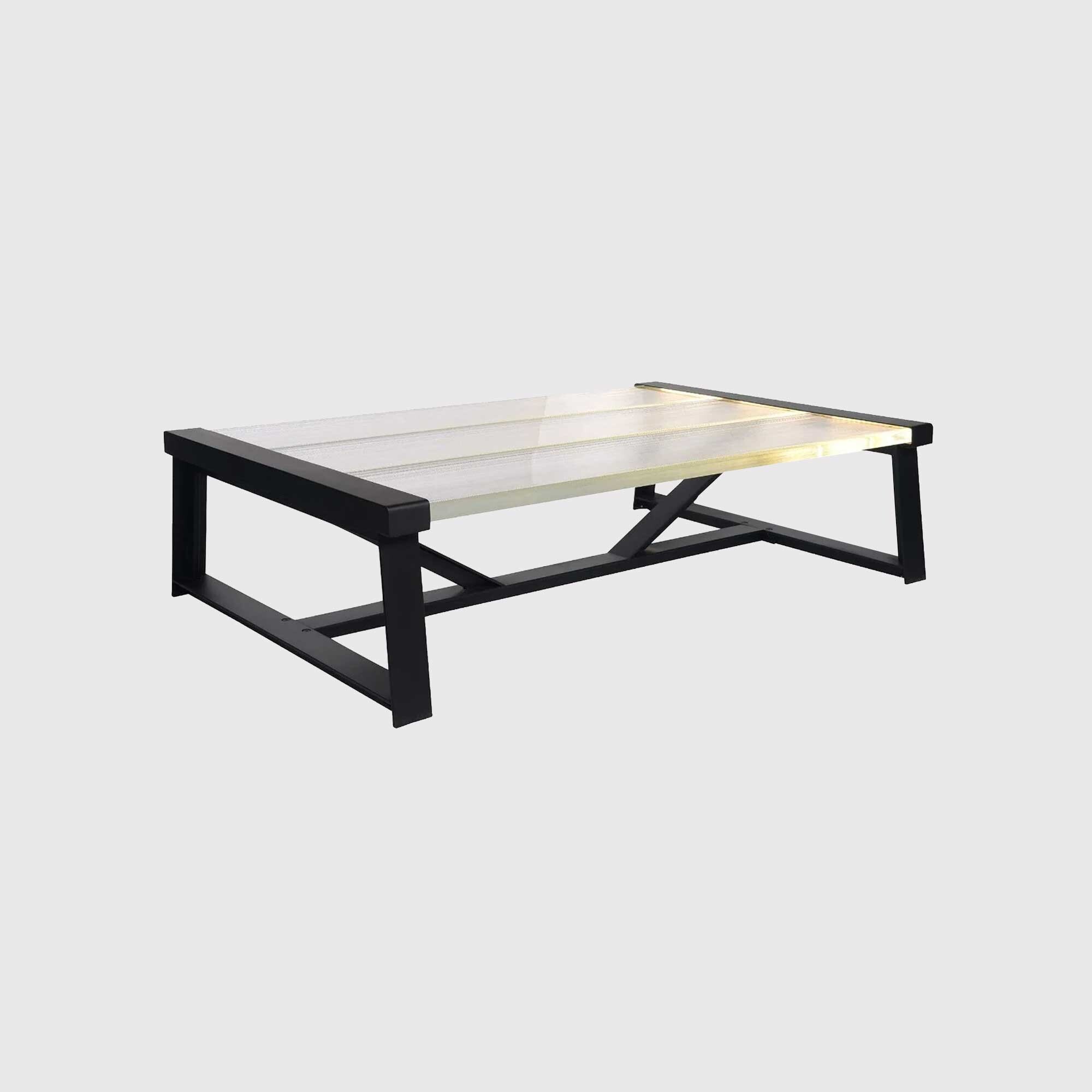 Timothy Oulton Iceberg Coffee Table 155x100cm, Neutral Glass | Barker & Stonehouse