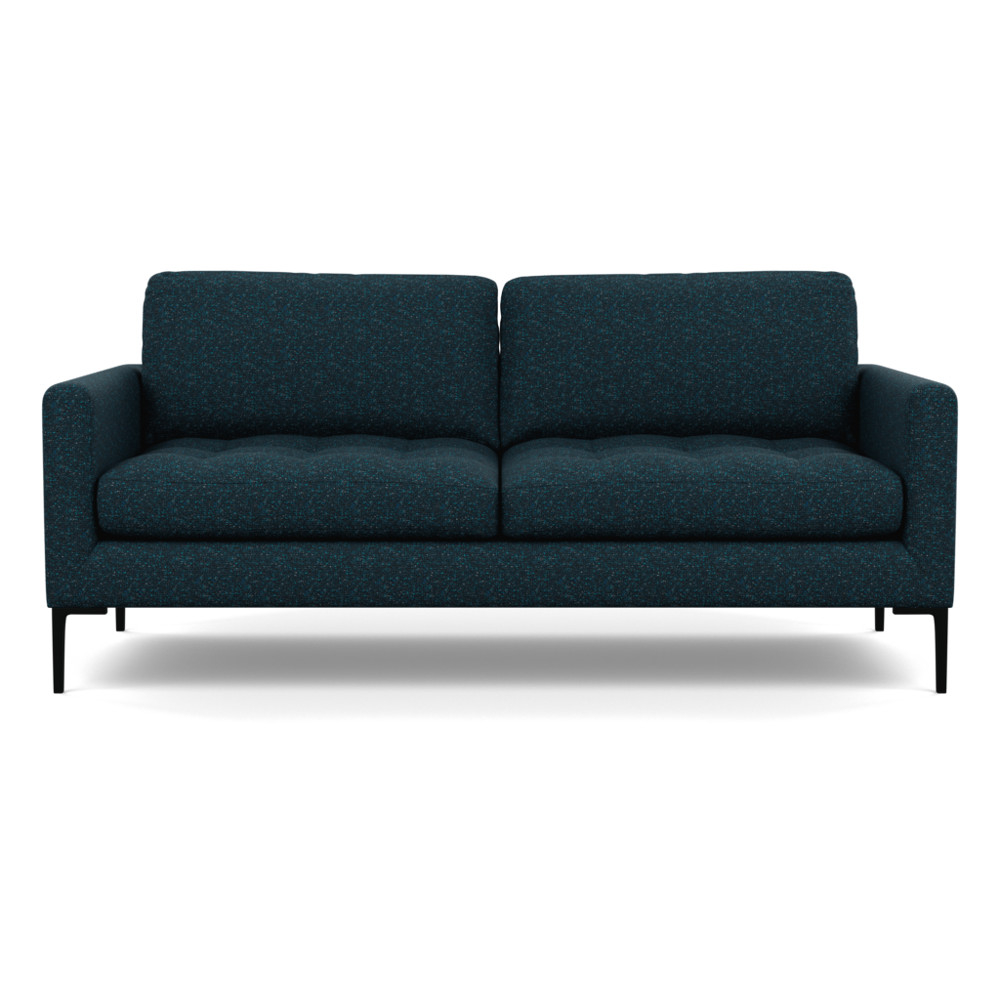 Heal's Eton 3 Seater Sofa Brecon Ink Black Feet Feet
