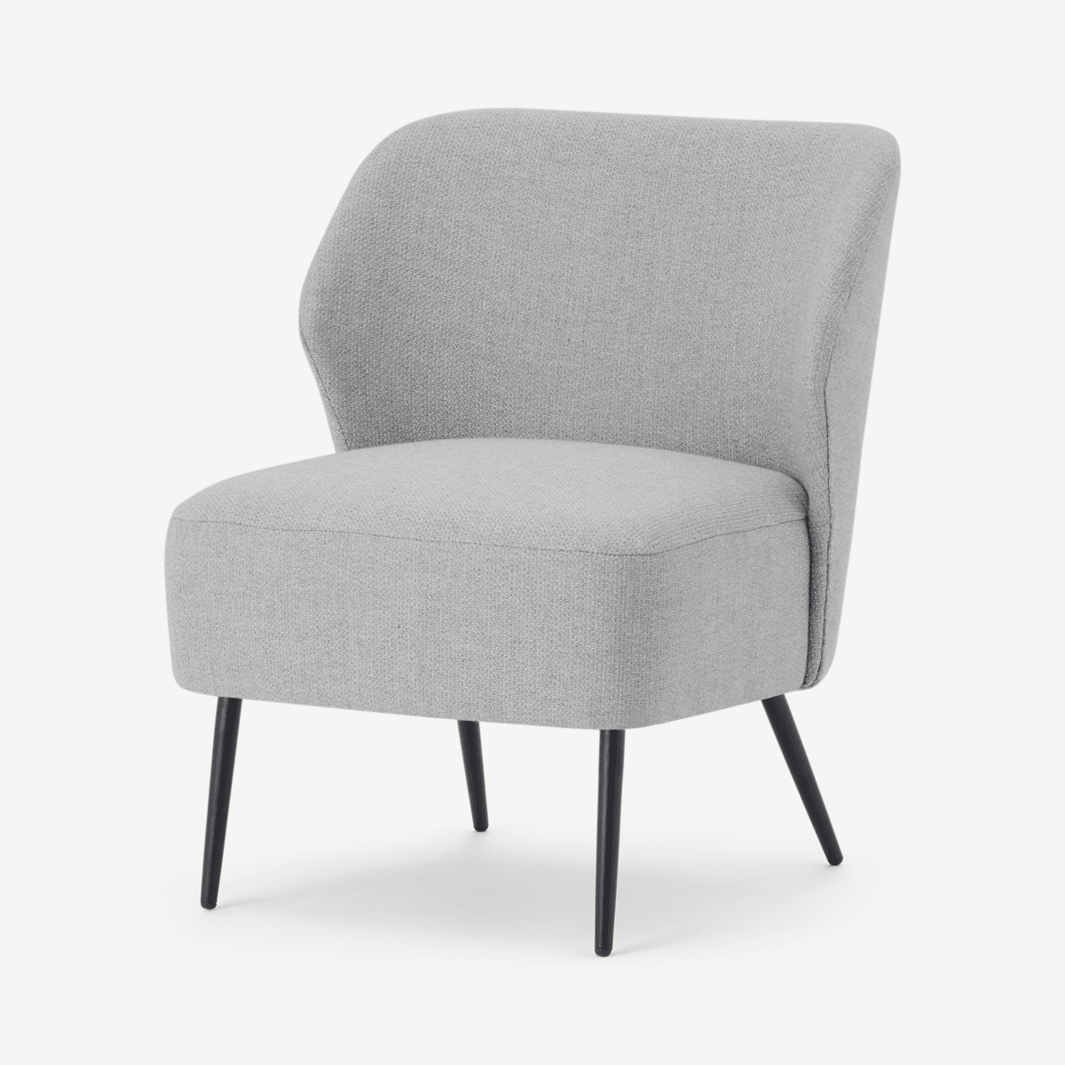 Topeka Accent Armchair, Luna Grey Weave