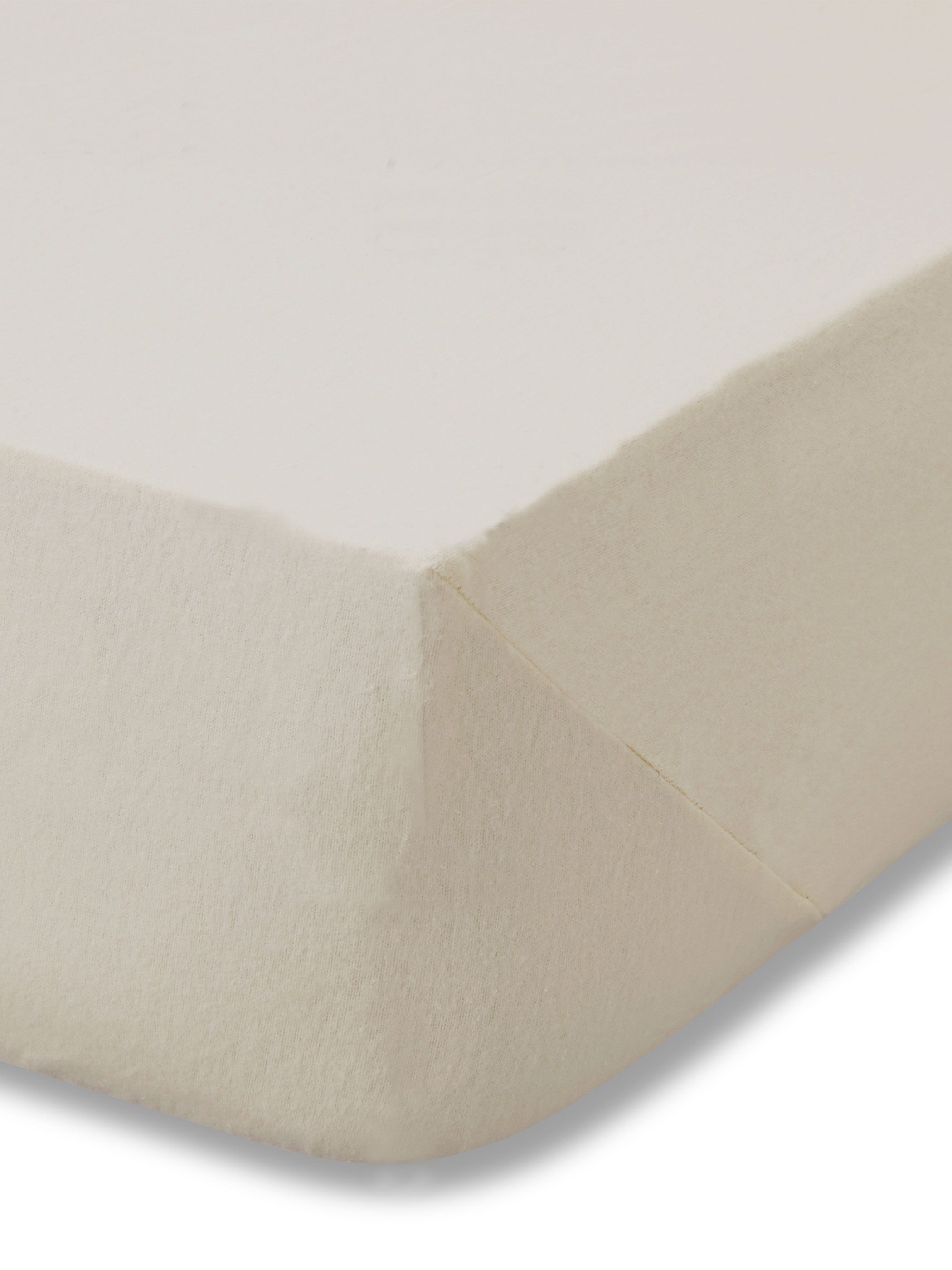 Catherine Lansfield 'Brushed Cotton' Fitted Sheet in Cream 3