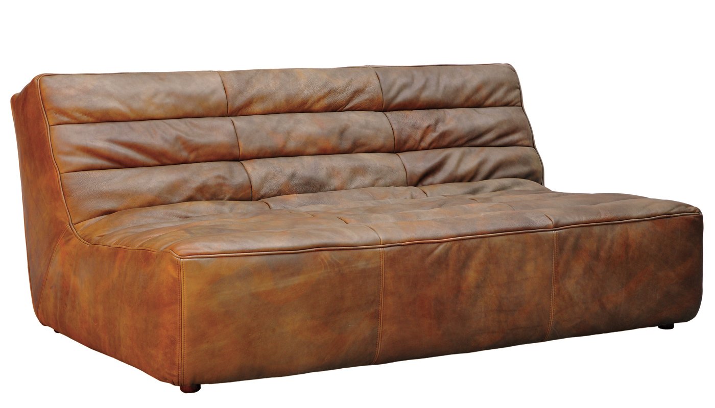Timothy Oulton Shabby 3 Seater Sofa Savage Leather
