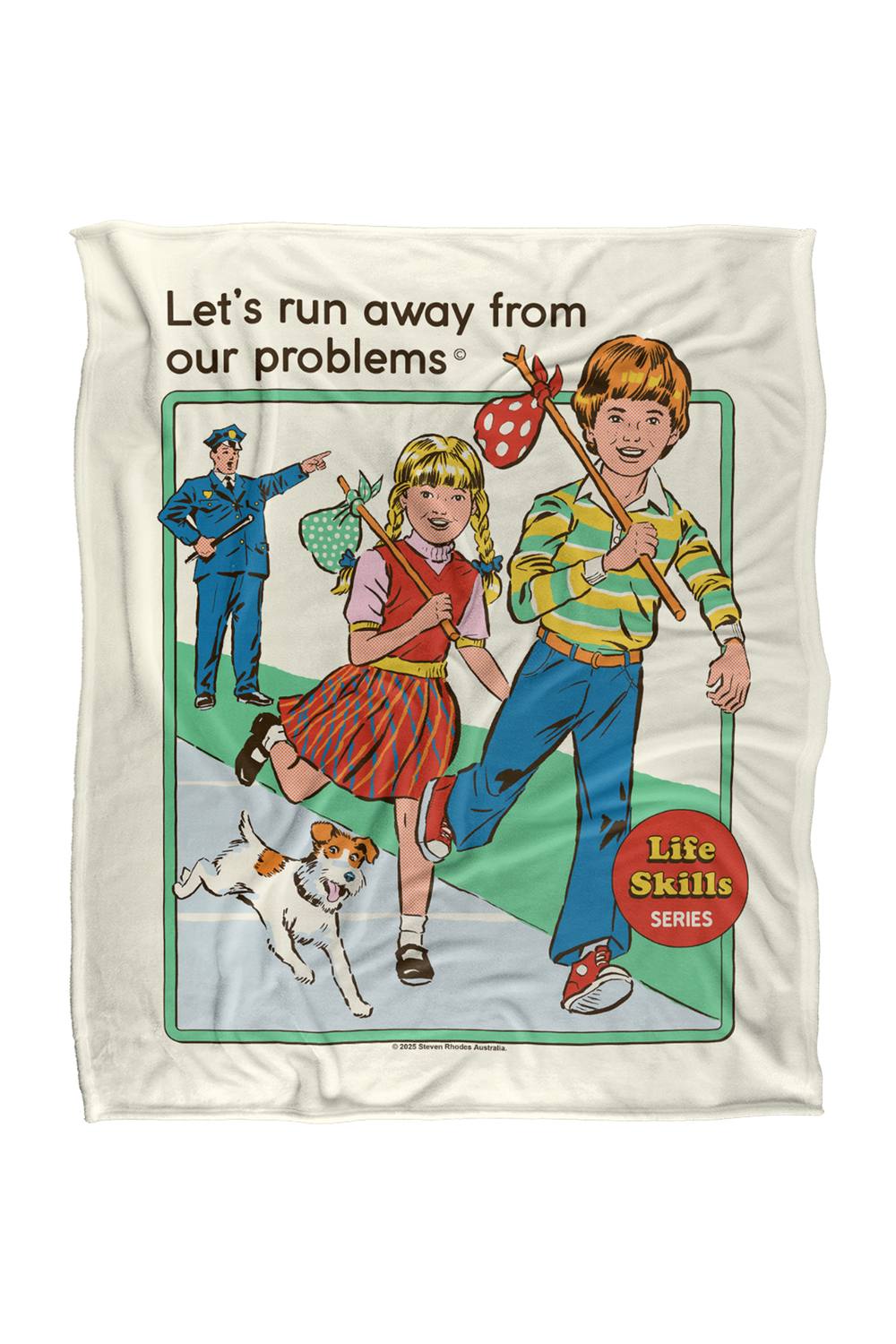 Steven Rhodes Let'S Run Away Silky Touch Super Soft Throw Blanket
