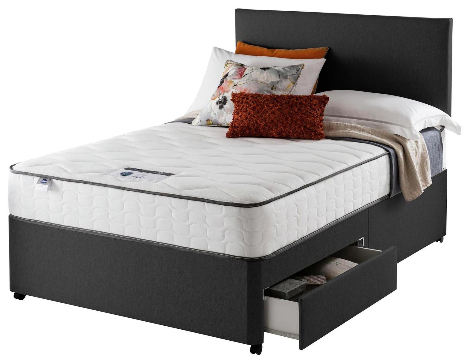 Silentnight Middleton 800 PKT Comfort 2DRW Ccoal Small DBL