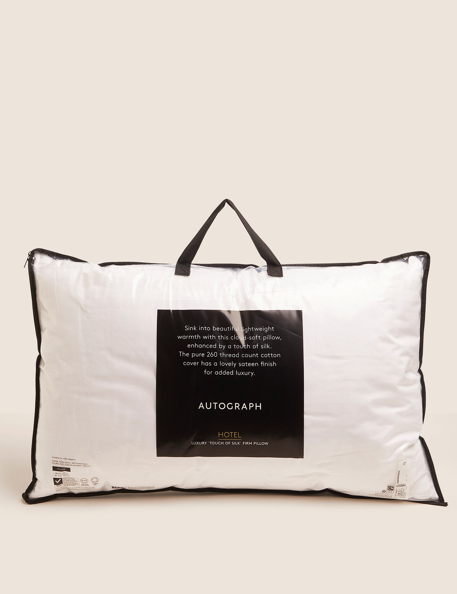 M&S Autograph Touch of Silk Firm Pillow