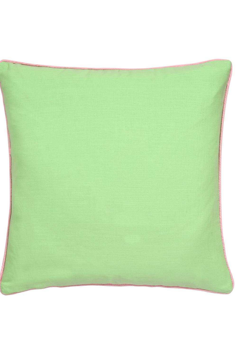Fusion 'Summer Vibes' Slogan Embroidered Filled Cushion 3