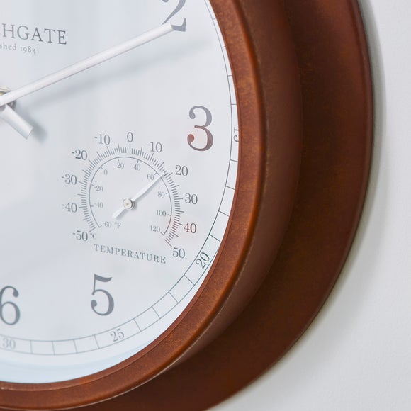 Churchgate Galvanised Indoor Outdoor Wall Clock 3