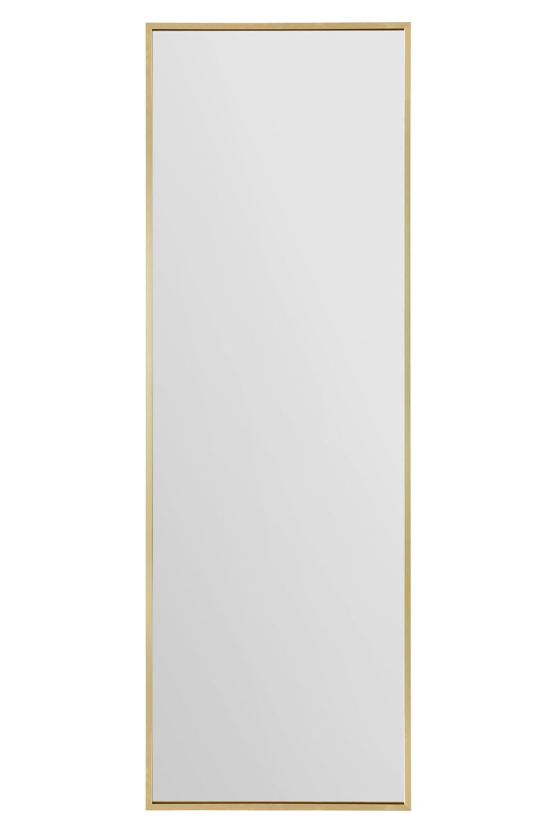 MirrorOutlet The Artus - Gold Aluminium Edged Wall Mirror 47" X 16" (120CM X 40CM)