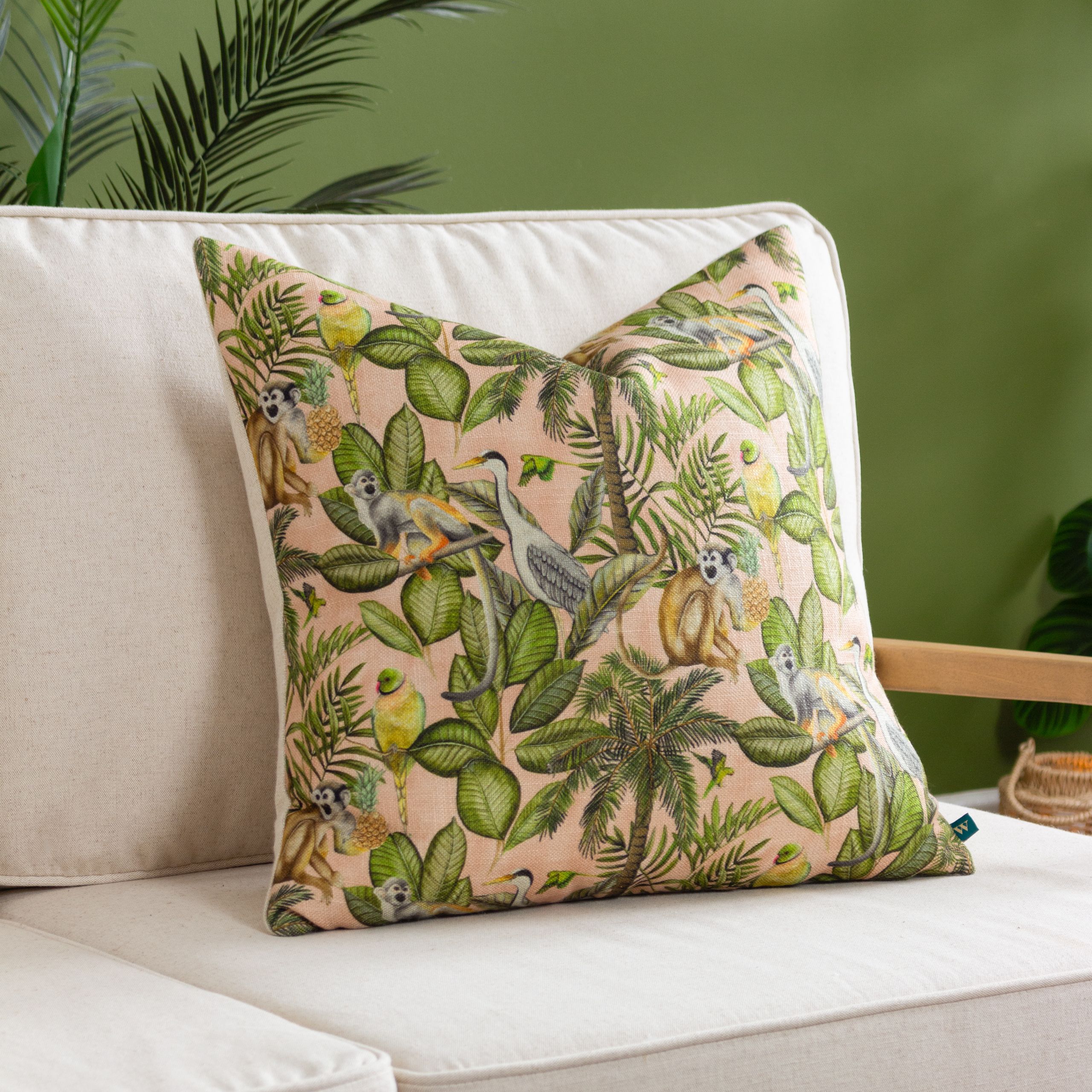 Wylder Tropics Valera Tomai Jungle Tropical Cushion