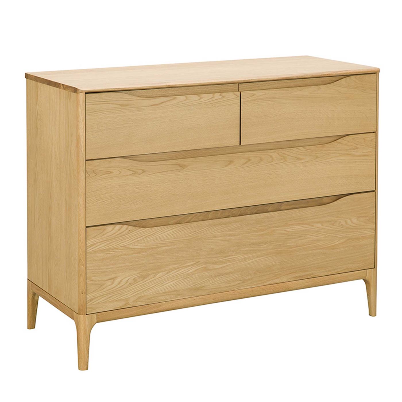 Ercol Rimini 4 Drawer Low Wide Chest