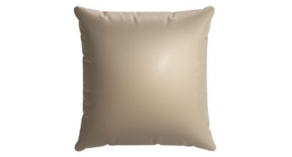 55x55cm Scatter Cushion in Coconut Soft Leather - sofa.com