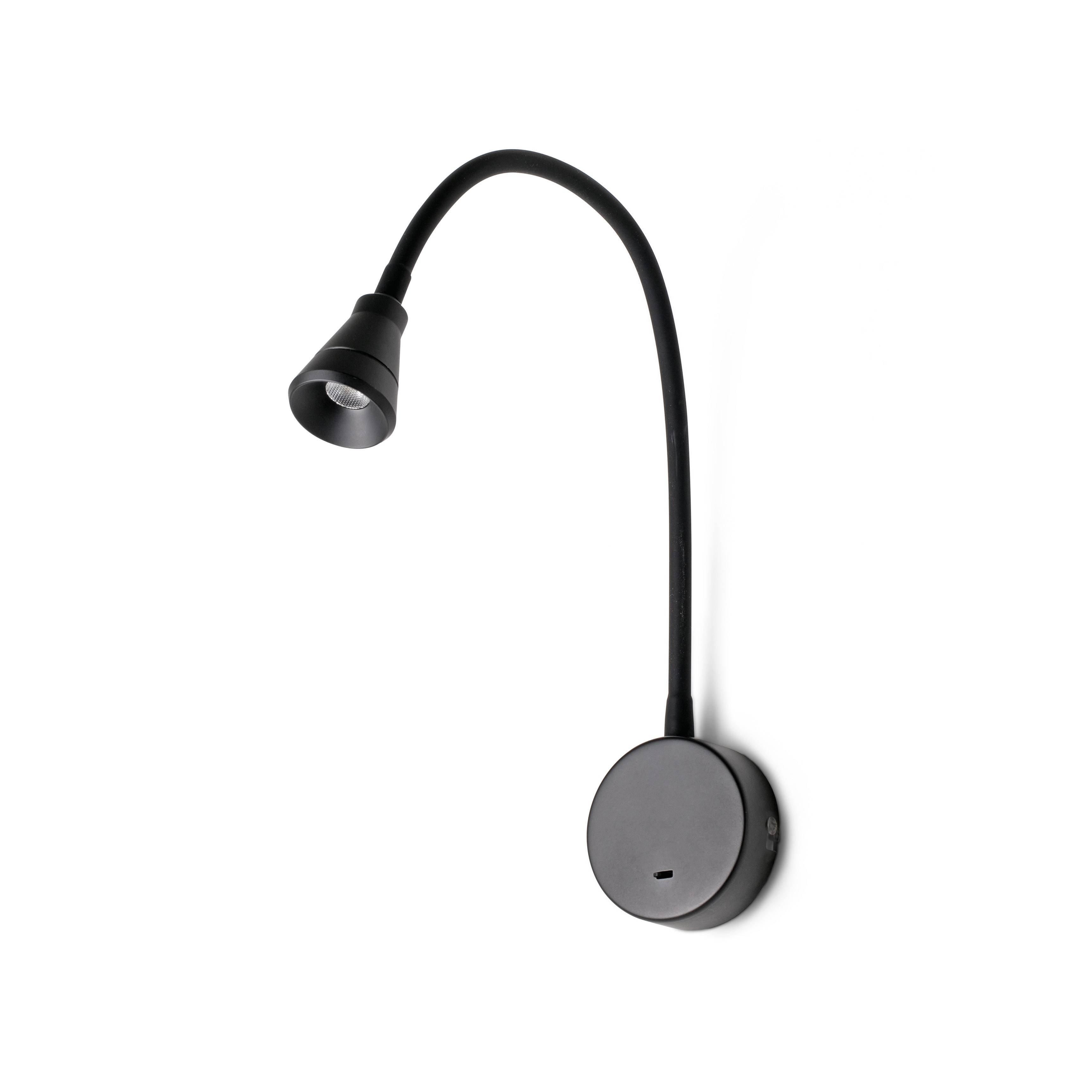 Netlighting Bel LED Indoor Wall Light Reading Lamp Black