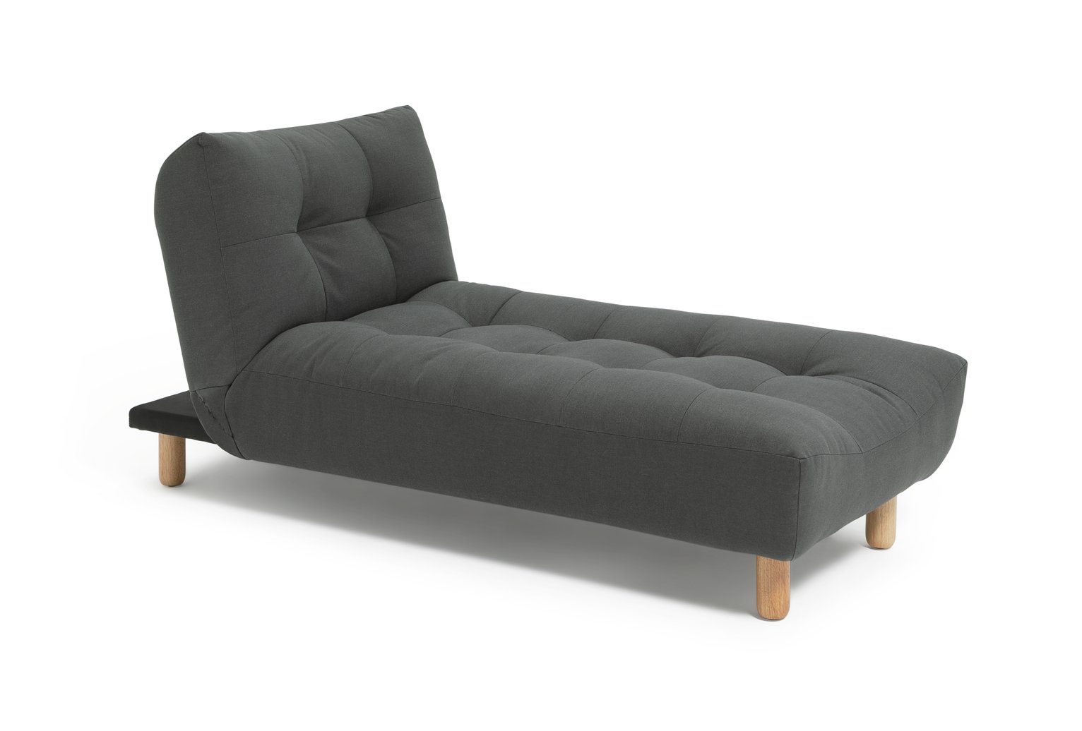 Habitat Kota Fabric Chaise Sofa - Grey