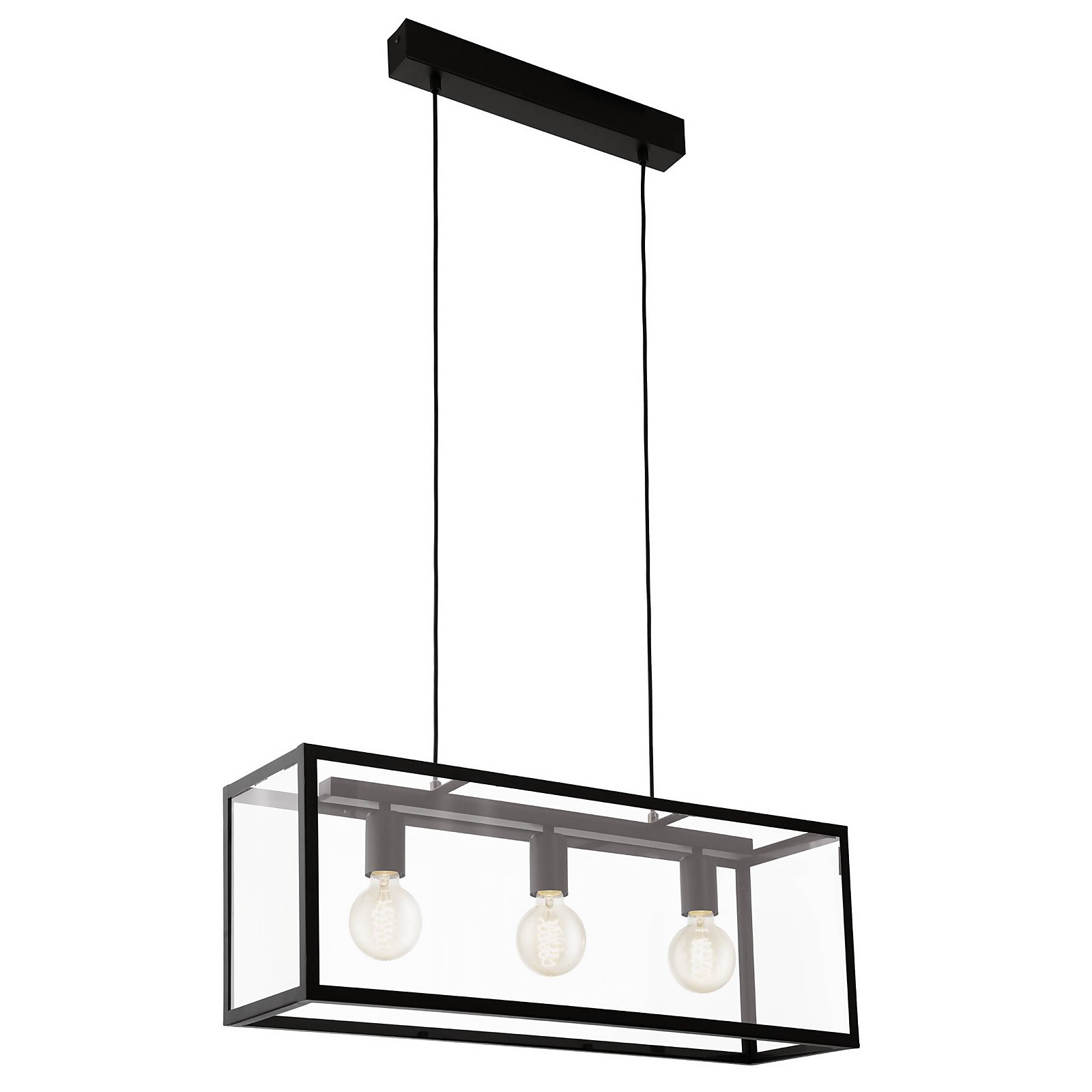 EGLO Charterhouse Industrial 3L Pendant Light