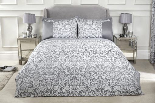 New Edge Blinds Harrow Duvet Set in Grey