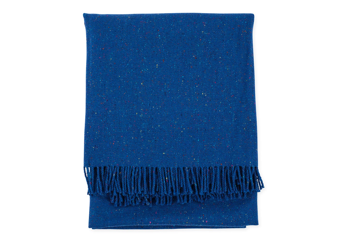 Heal's Donegal Wool Throw Blue