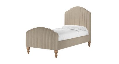Bella Single Bed in Cashew Baylee Viscose Linen - sofa.com